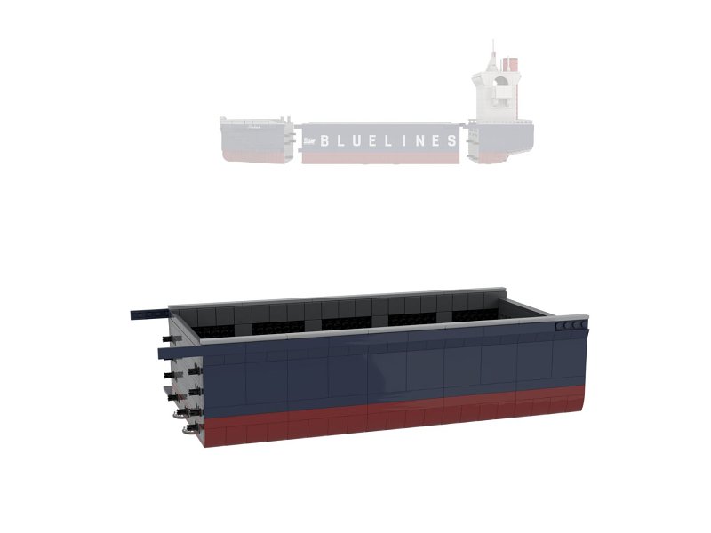 Stone Heap Bausteineset Containerschiff Erweiterung 575 Teile SH-4011