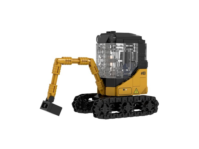 Stone Heap Bausteineset Minibagger 179 Teile SH-5003