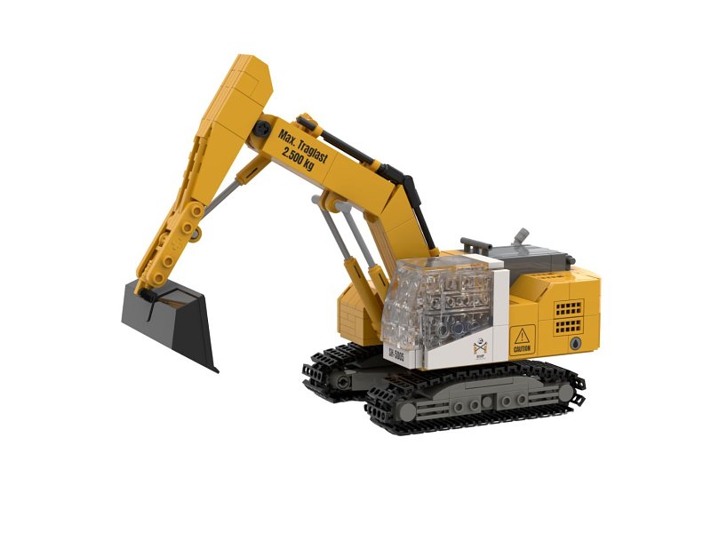 Stone Heap Bausteineset Großer Bagger 569 Teile SH-5005