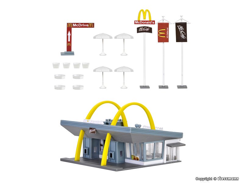 Vollmer Bausatz McDonalds Restaurant Spur N 7765